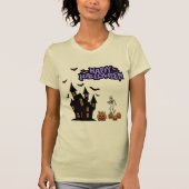 Happy Halloween creme classic  T-Shirt (Vorderseite)