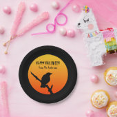Happy Halloween Crow Paper Plate Pappteller (Party)