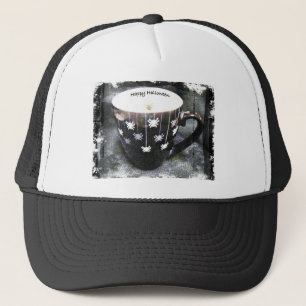 HAPPY HALLOWEEN CUP GREETING TRUCKERKAPPE
