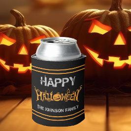 Happy Halloween Custom Black Orange Party Dosenkühler