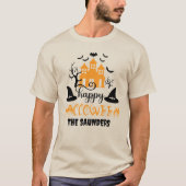 Happy Halloween Custom Graphic T-Shirt (Vorderseite)