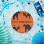 Happy Halloween Custom Paper Teller Black Cats (Party)
