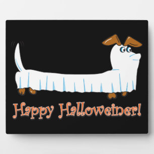 Happy Halloween Dackel Fotoplatte