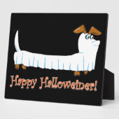 Happy Halloween Dackel Fotoplatte (Seite)