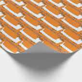Happy Halloween Dackel Geschenkpapier (Ecke)