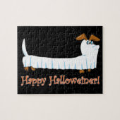 Happy Halloween Dackel Puzzle (Horizontal)