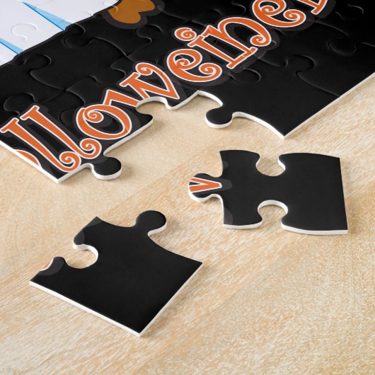 Happy Halloween Dackel Puzzle (Seite)