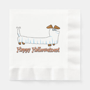 Happy Halloween Dackel Serviette