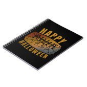 HAPPY HALLOWEEN DANCING SKELETON NOTIZBLOCK (Linke Seite)