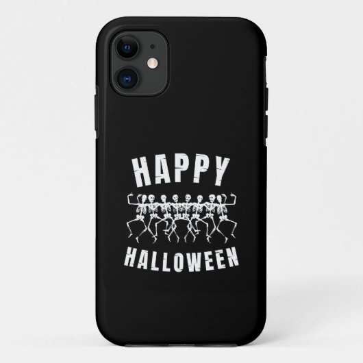 HAPPY HALLOWEEN DANCING SKELETONS Case-Mate iPhone HÜLLE (Rückseite)