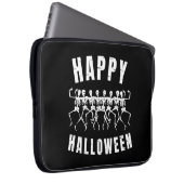 HAPPY HALLOWEEN DANCING SKELETONS LAPTOPSCHUTZHÜLLE (Vorne Rechts)