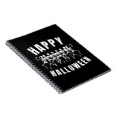 HAPPY HALLOWEEN DANCING SKELETONS NOTIZBLOCK (Rechte Seite)