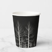 Happy Halloween Dark Woods Party Pappbecher (Rückseite)