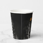 Happy Halloween Dark Woods Party Pappbecher (Rechts)