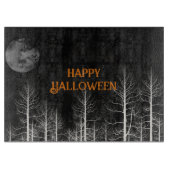 Happy Halloween Dark Woods Schneidebrett (Vorderseite)