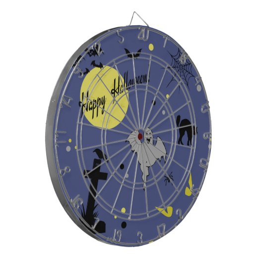 Happy Halloween Dartscheibe (Vorderseite Links)