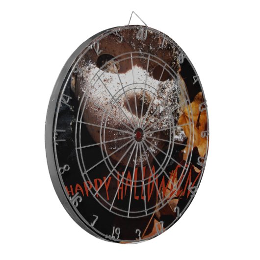 Happy Halloween Dartscheibe (Vorderseite Links)