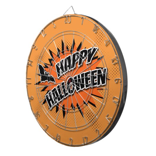 Happy Halloween Dartscheibe (Vorderseite rechts)