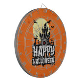 Happy Halloween Dartscheibe (Vorderseite Links)