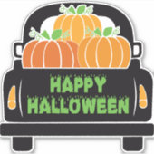 Happy Halloween Day 2021 Aufkleber (Vorderseite)