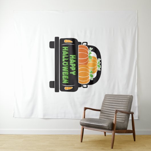 Happy Halloween Day 2021 Wandteppich (Beispiel (Horizontal))