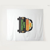 Happy Halloween Day 2021 Wandteppich (Vorderseite (Horizontal))