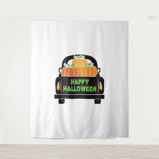 Happy Halloween Day 2021 Wandteppich (Vorderseite)