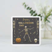 "Happy Halloween Day" Einladung (Stehend Vorderseite)