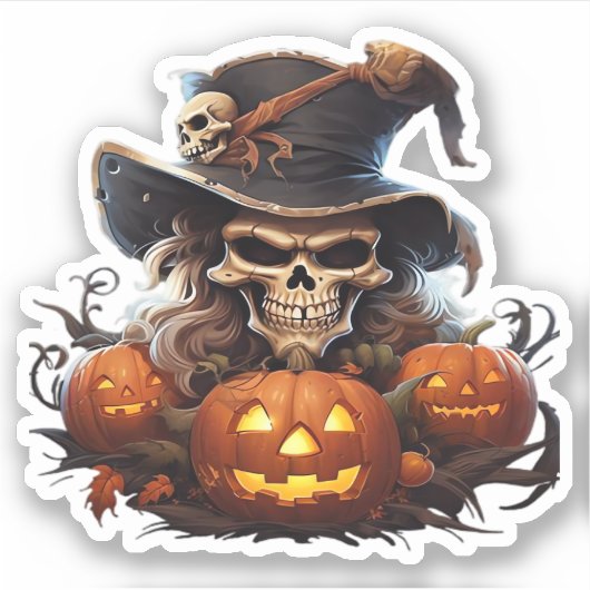 Happy Halloween Day - Funny Halloween Classic T-Sh Aufkleber (Vorderseite)