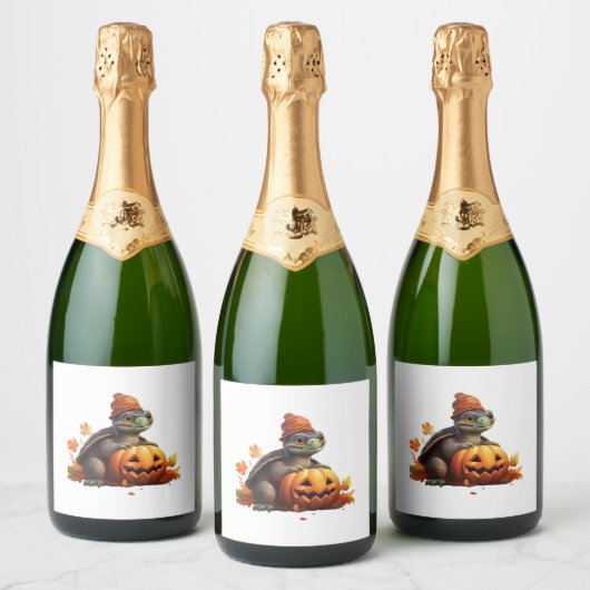 Happy Halloween Day - Funny Halloween Classic T-Sh Schaumweinetikett (Flaschen)