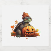 Happy Halloween Day - Funny Halloween Classic T-Sh Schaumweinetikett (Einzelnes Label)