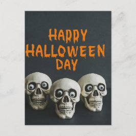 "Happy Halloween Day" Postkarte