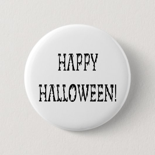 Happy Halloween Deadworld Text Button (Vorderseite)