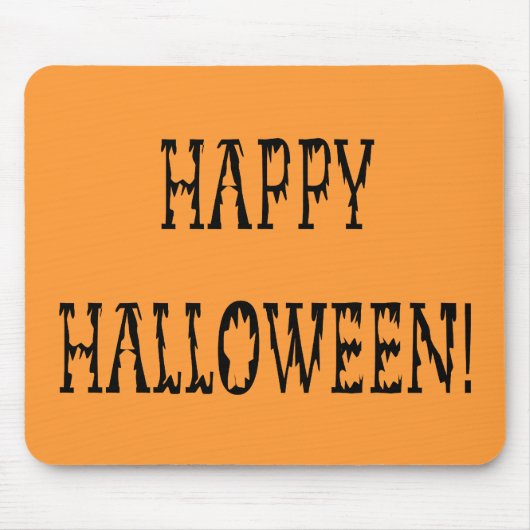 Happy Halloween Deadworld Text Mousepad (Vorne)