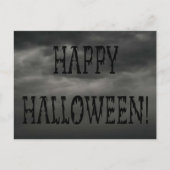 Happy Halloween Deadworld Text Postkarte (Vorderseite)