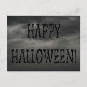 Happy Halloween Deadworld Text Postkarte (Vorderseite)