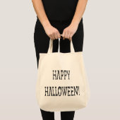 Happy Halloween Deadworld Text Tragetasche (Vorderseite (Produkt))