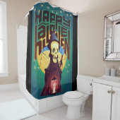 Happy Halloween Death Duschvorhang (Beispiel)
