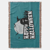 Happy Halloween Decke (Vorderseite Vertikal)
