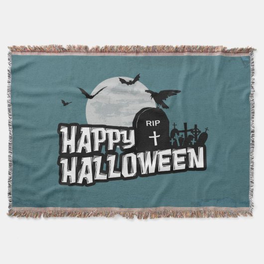 Happy Halloween Decke (Vorderseite)
