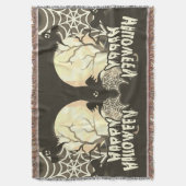 Happy Halloween Decke (Vorderseite Vertikal)