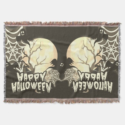 Happy Halloween Decke (Vorderseite)