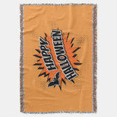 Happy Halloween Decke (Vorderseite Vertikal)