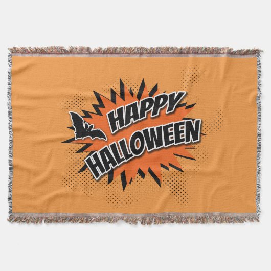 Happy Halloween Decke (Vorderseite)