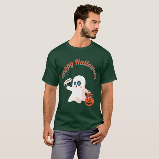 Happy Halloween Deep Forest T - Shirt (Vorne ganz)