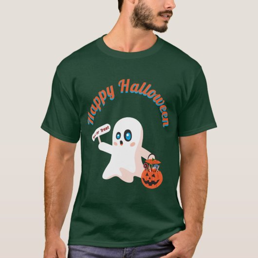 Happy Halloween Deep Forest T - Shirt (Vorderseite)