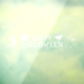 Happy Halloween-Dekor Fensteraufkleber (Blatt 3)