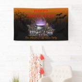 Happy Halloween Dekoration Party personalisieren Banner (Insitu)