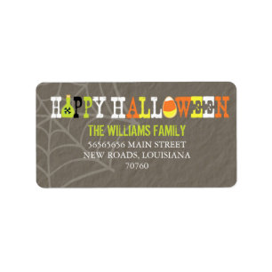 Happy Halloween (Der beste Preis von heute) Adressaufkleber