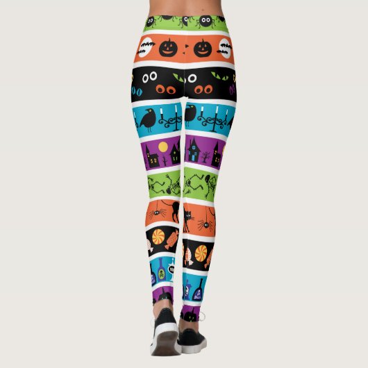Happy Halloween Design Leggings (Rückseite)